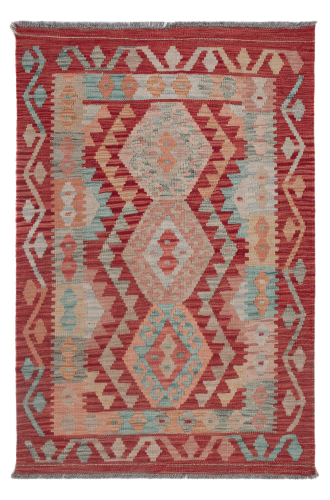 Kilim Maimana Koberec 122x84cm - Vlněný koberec