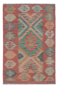 Kelimský koberec - Splash - 117 x 79 cm - vícebarevné – product image