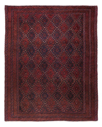 Kelimský koberec - Orientální - 189 x 146 cm - tmavě červená – product image