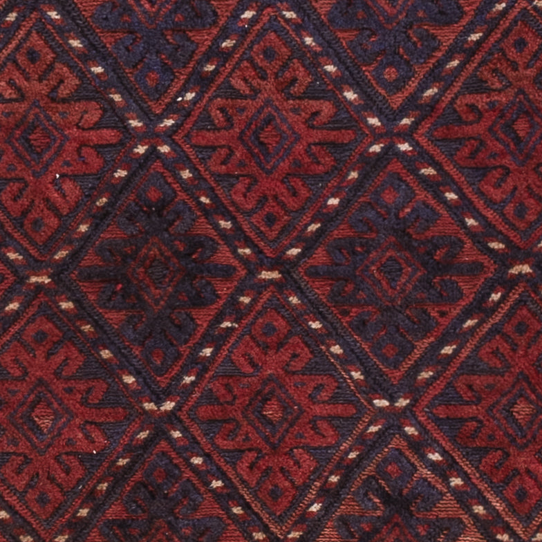 Kelimský koberec - Orientální - 189 x 146 cm - tmavě červená
