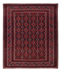Kelimský koberec - Orientální - 182 x 153 cm - tmavě červená – product image