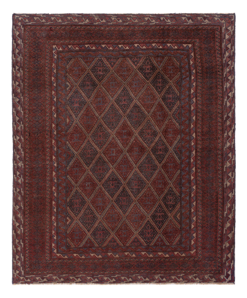 Afghánský kilim Koberec 157x187cm - tmavě béžová