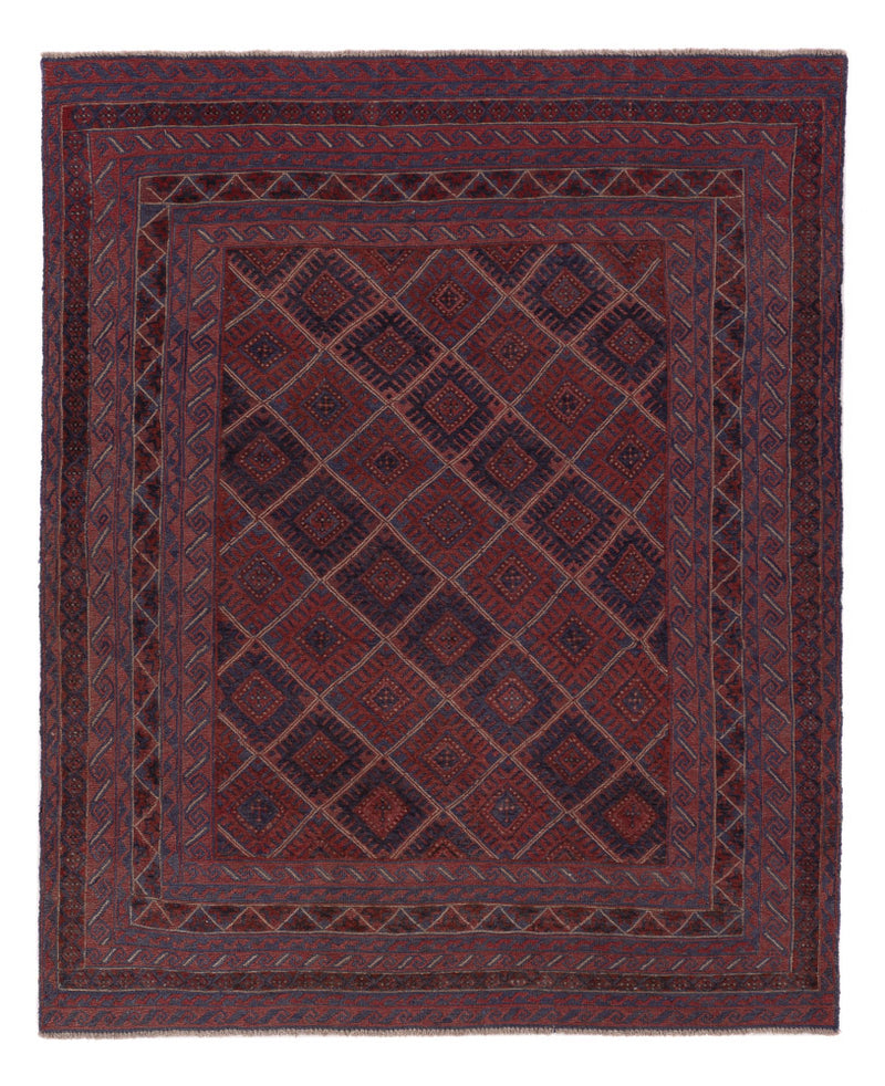 Afghánský kilim Koberec 150x188cm - tmavě béžová