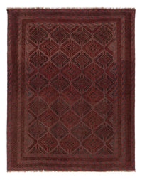 Kelimský koberec - Orientální - 187 x 150 cm - tmavě červená – product image