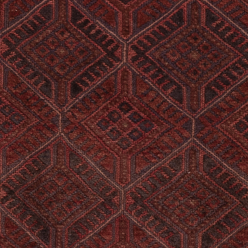 Kelimský koberec - Orientální - 187 x 150 cm - tmavě červená