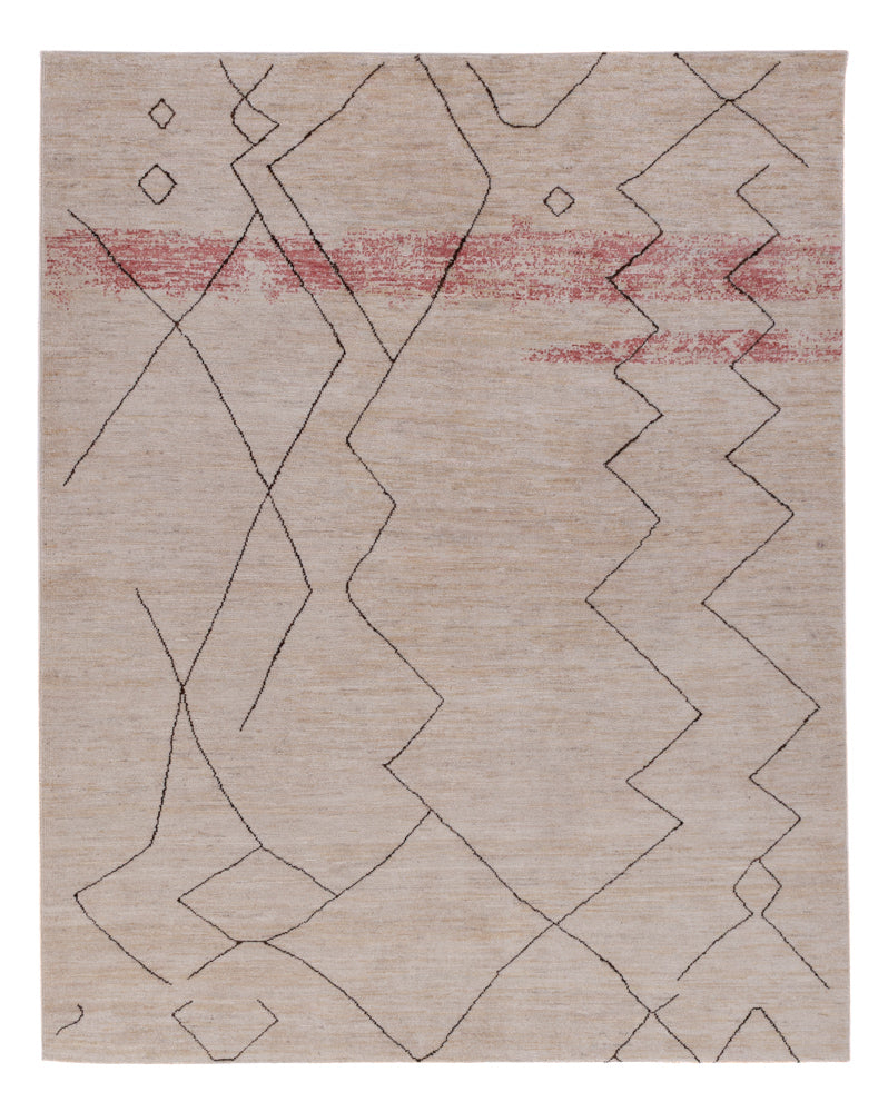 Berberský koberec 165x211cm - Vlněný koberec