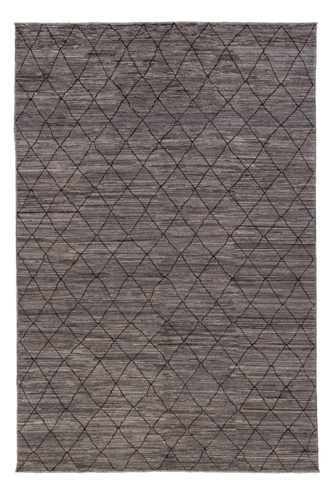 Berberský koberec - 297 x 199 cm - tmavě šedá