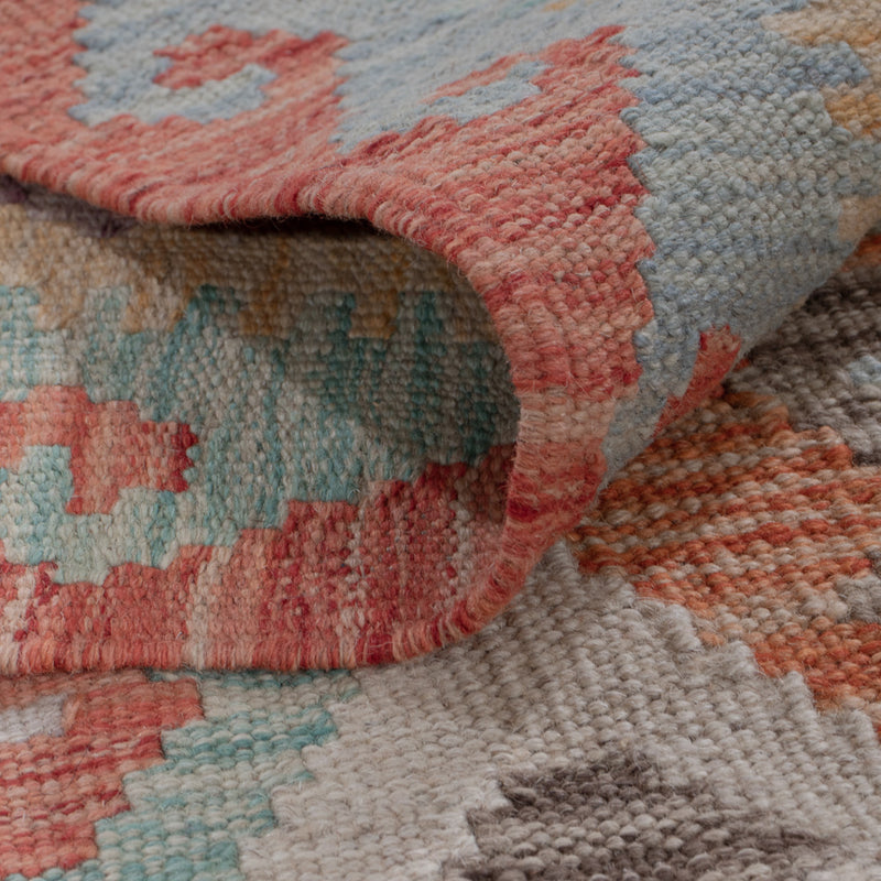 Kilim Maimana Koberec 247x85cm - Vlněný koberec