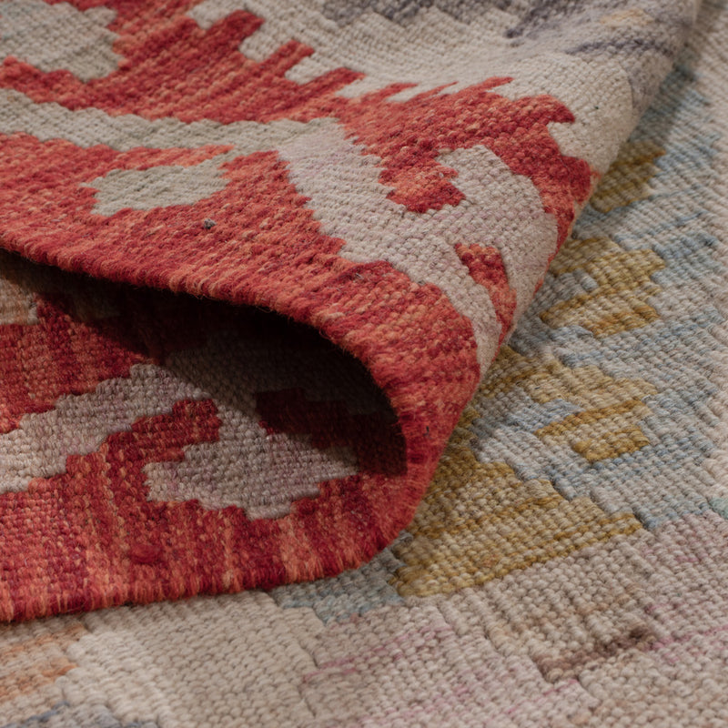 Kilim Maimana Koberec 246x83cm - Vlněný koberec