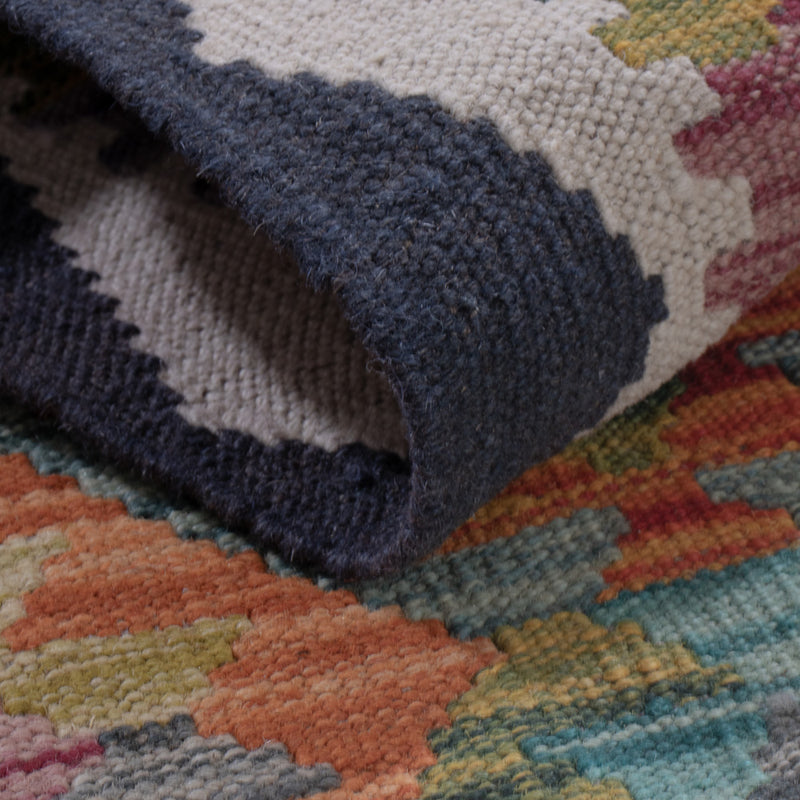 Kilim Maimana Koberec 75x297cm - Vlněný koberec