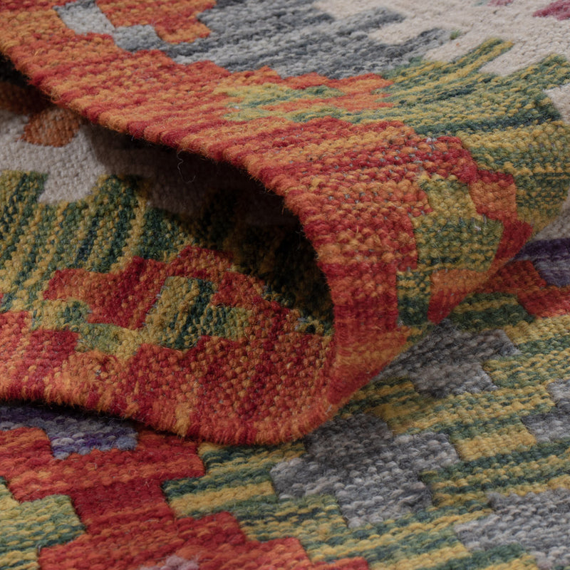 Kilim Maimana Koberec 294x81cm - Vlněný koberec