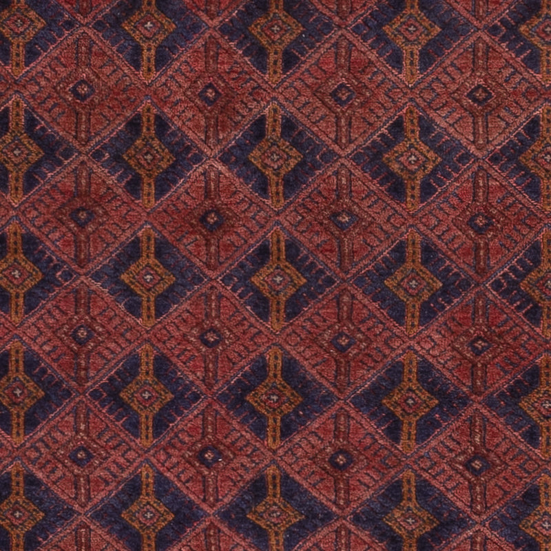 Afghánský kilim Koberec 168x190cm - tmavě červená