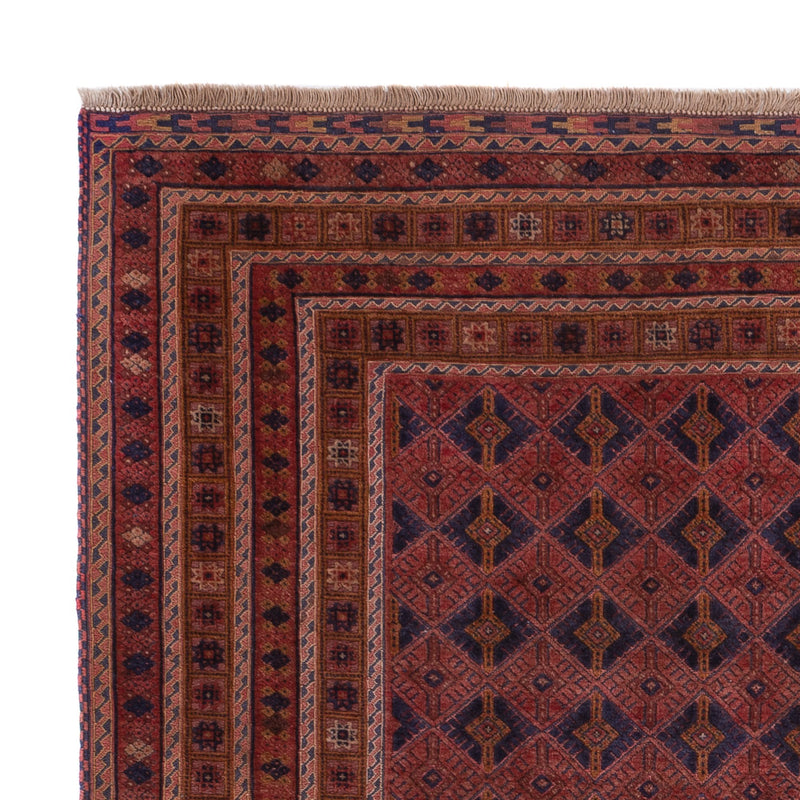 Afghánský kilim Koberec 168x190cm - tmavě červená