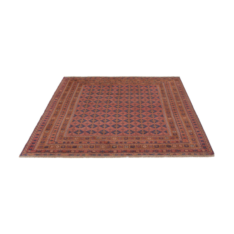 Afghánský kilim Koberec 168x190cm - tmavě červená