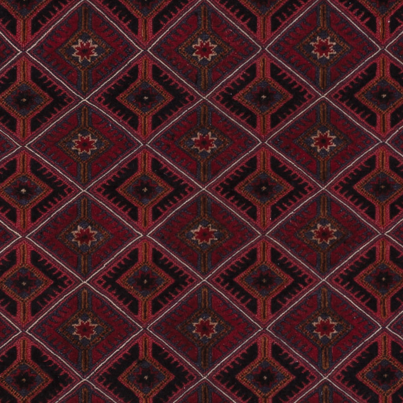 Afghánský kilim Koberec 159x208cm - tmavě červená