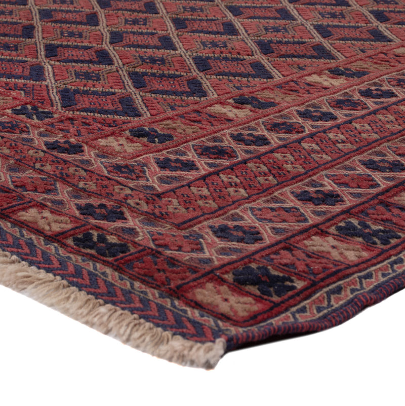 Afghánský kilim Koberec 151x209cm - tmavě červená