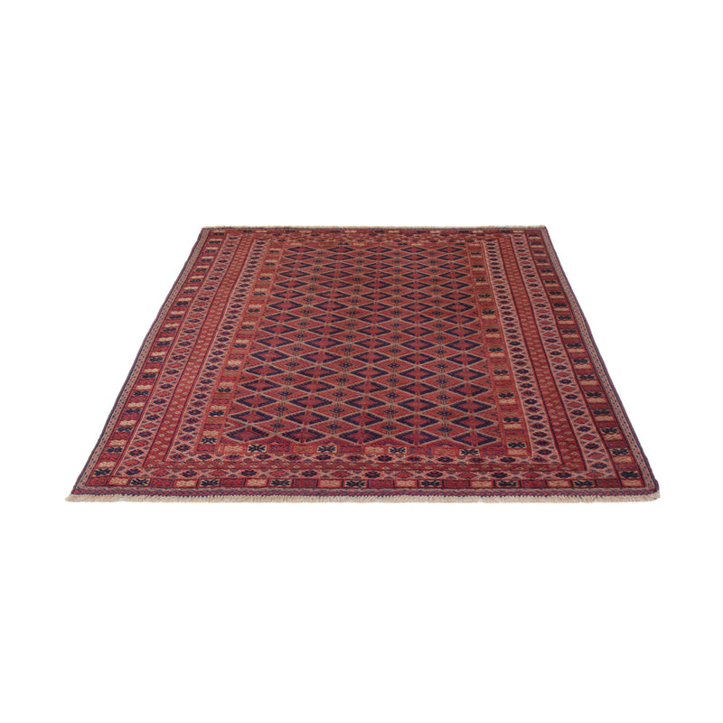 Afghánský kilim Koberec 151x209cm - tmavě červená