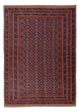 Afghánský kilim Koberec 148x210cm - tmavě červená