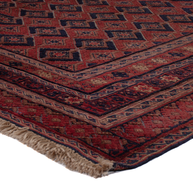 Afghánský kilim Koberec 156x206cm - tmavě červená