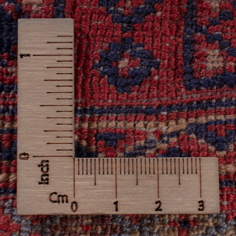 Afghánský kilim Koberec 156x206cm - tmavě červená