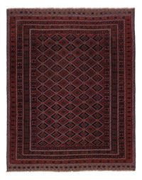 Afghánský kilim Koberec 156x196cm - tmavě červená – product image