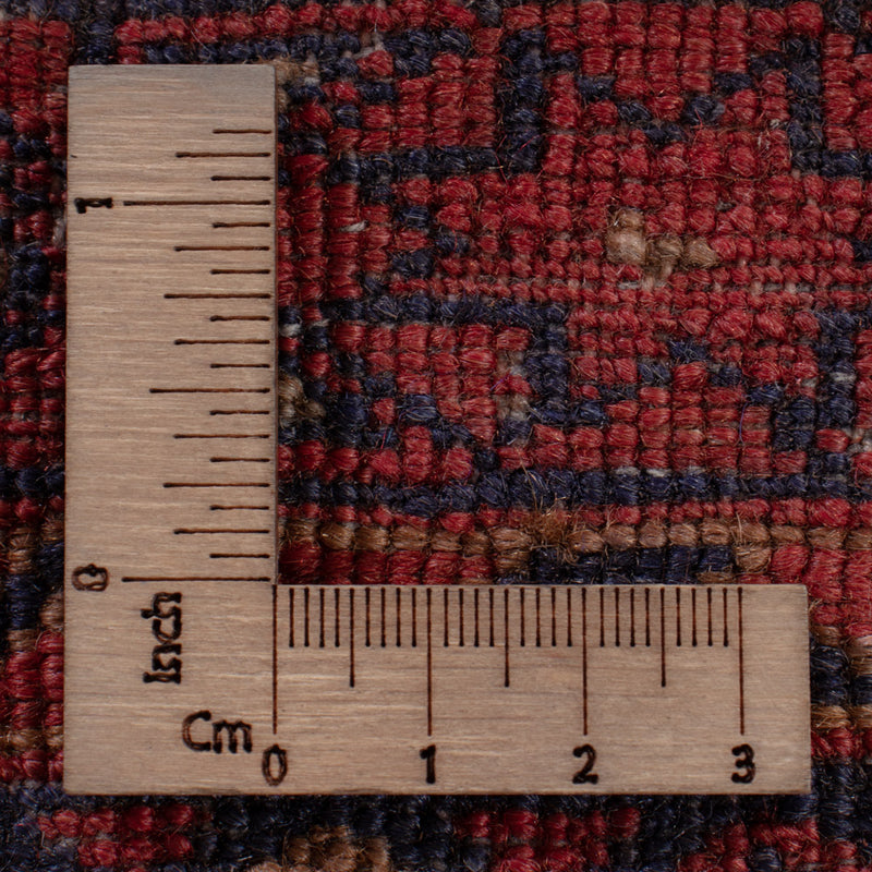 Afghánský kilim Koberec 156x196cm - tmavě červená