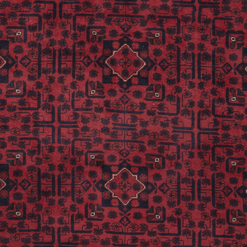 Afghánský koberec - Kunduz - 309 x 203 cm - tmavě červená