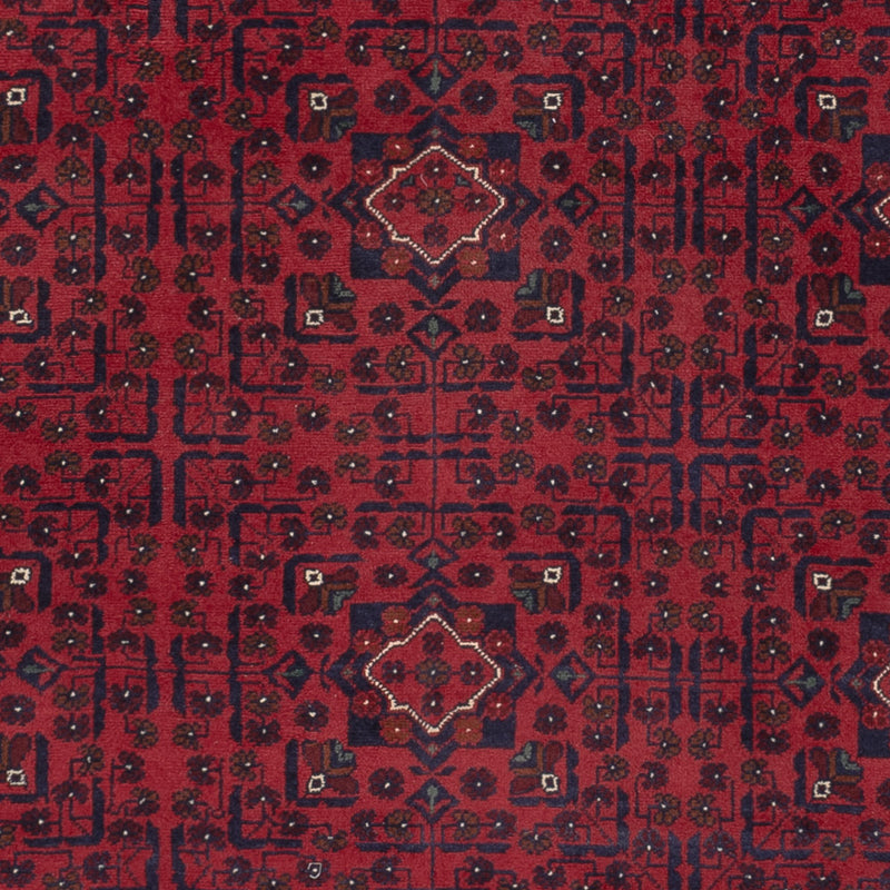 Afghánský koberec - Kunduz - 296 x 197 cm - tmavě červená