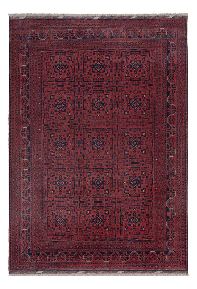 Khal Mohammadi Koberec 195x289cm - Orientální koberec - tmavě červená