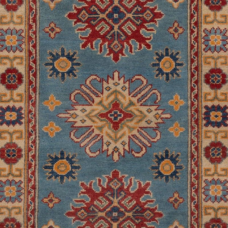 Runner Zieglerův koberec - Kazak - 296 x 81 cm - zelená