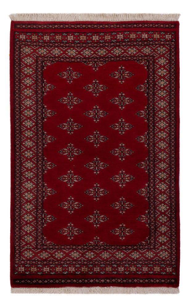 Pákistánský koberec - 152 x 95 cm - červená