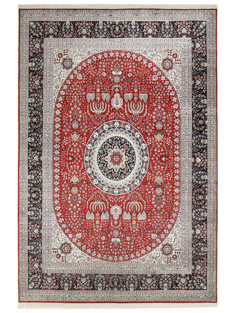 Čínské hedvábí Koberec 370x272cm - Orientální koberec