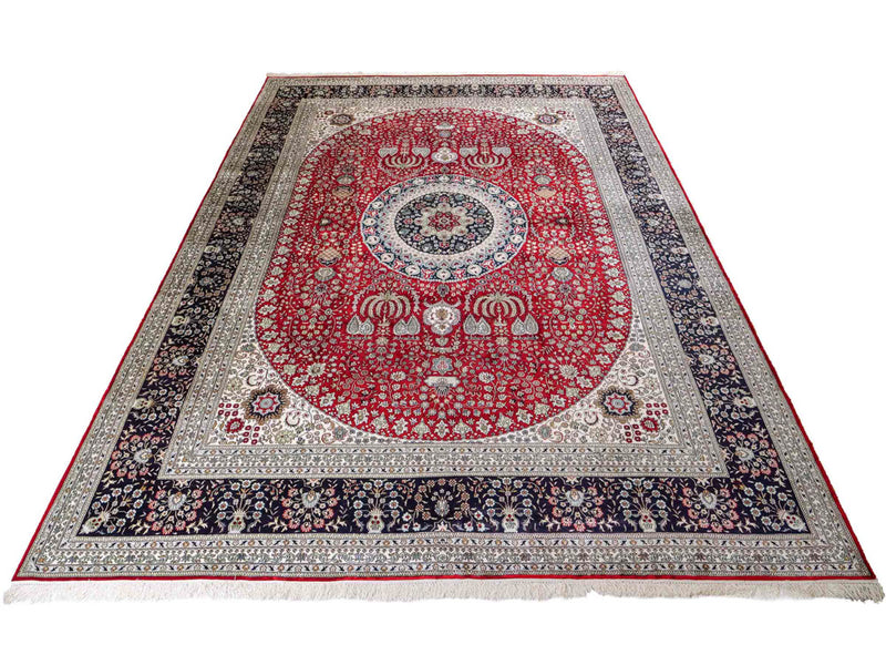Čínské hedvábí Koberec 370x272cm - Orientální koberec