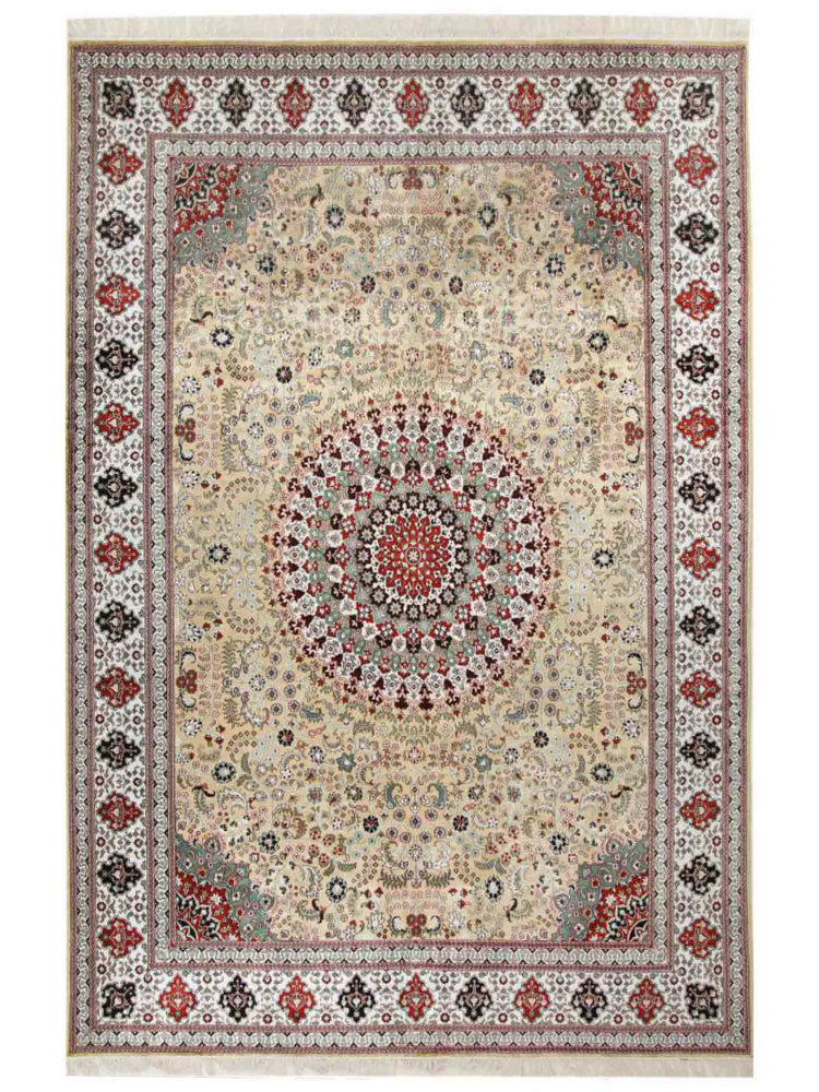 Čínské hedvábí Koberec 373x275cm - Orientální koberec