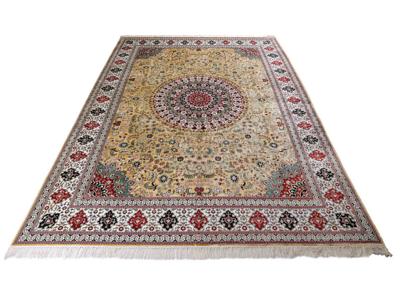 Čínské hedvábí Koberec 373x275cm - Orientální koberec