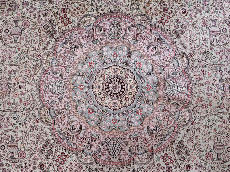 Čínské hedvábí Koberec 300x300cm - Orientální koberec