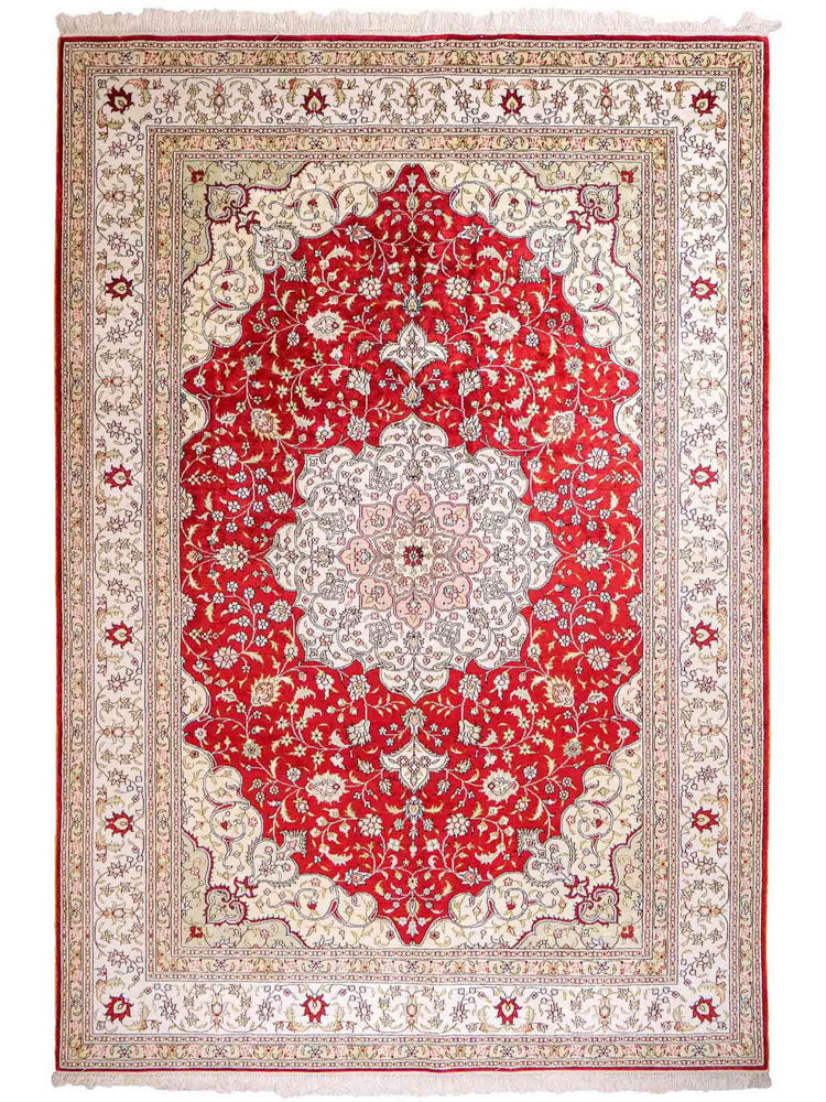 Čínské hedvábí Koberec 272x188cm - Orientální koberec