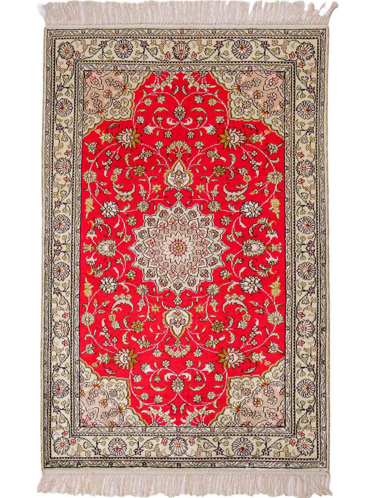 Čínské hedvábí Koberec 122x78cm - Orientální koberec