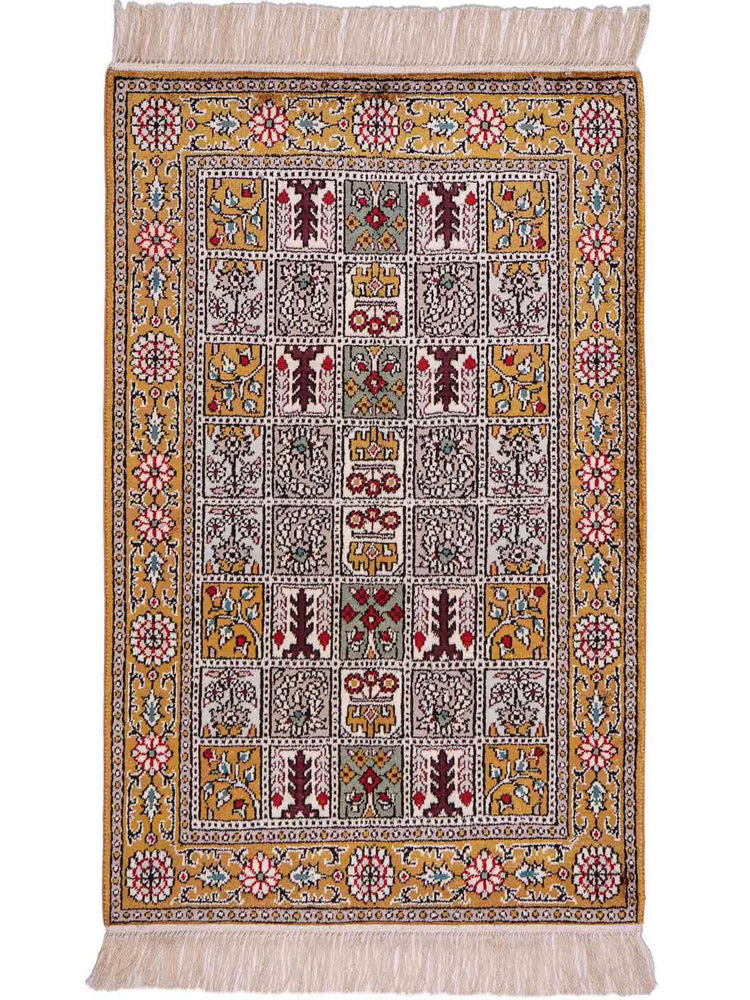 Čínské hedvábí Koberec 92x64cm - Orientální koberec