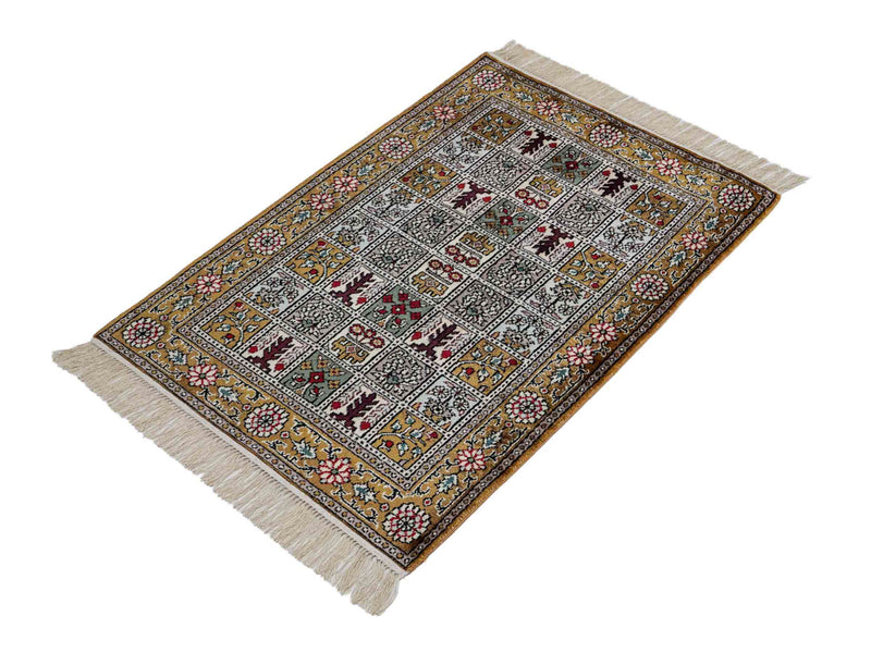 Čínské hedvábí Koberec 92x64cm - Orientální koberec
