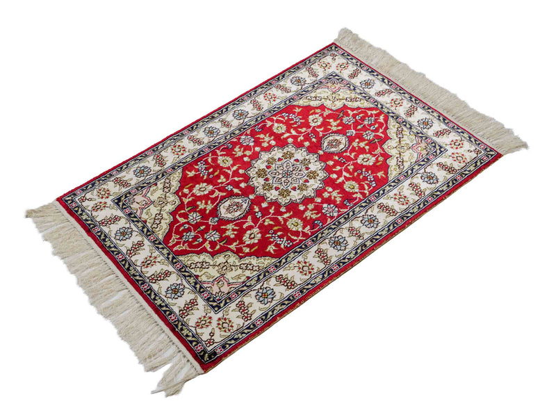 Čínské hedvábí Koberec 92x60cm - Orientální koberec