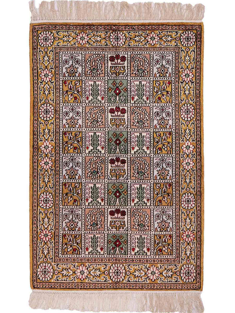 Čínské hedvábí Koberec 92x62cm - Orientální koberec