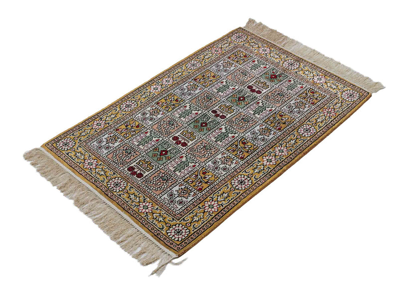 Čínské hedvábí Koberec 92x62cm - Orientální koberec