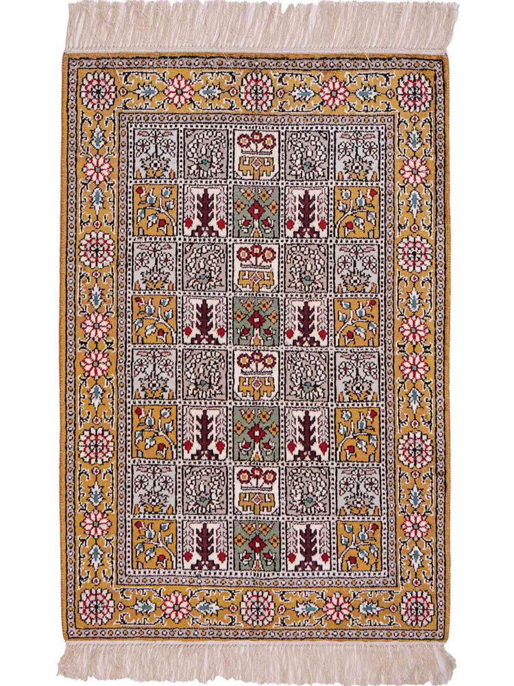 Čínské hedvábí Koberec 63x92cm - Orientální koberec