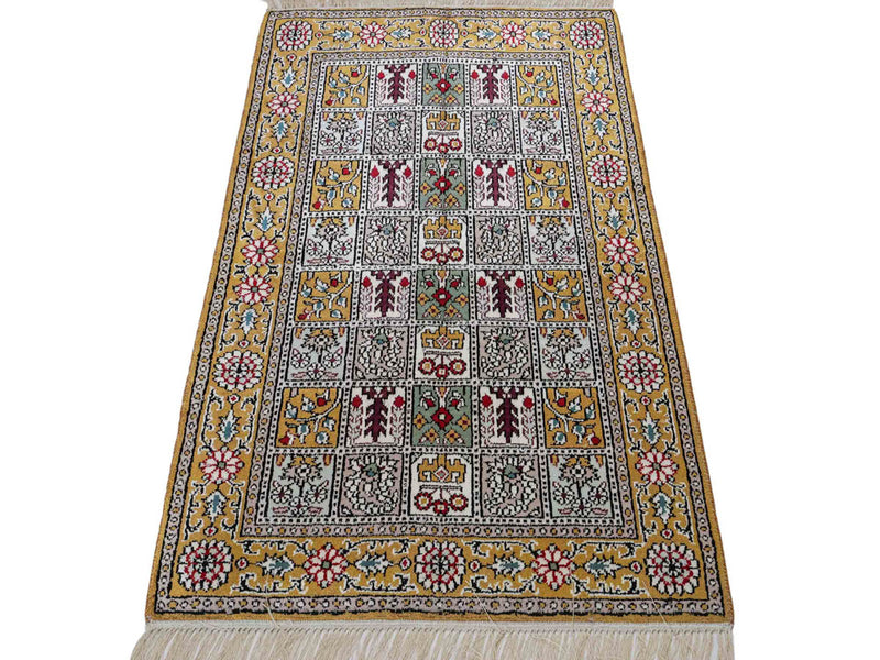 Čínské hedvábí Koberec 63x92cm - Orientální koberec