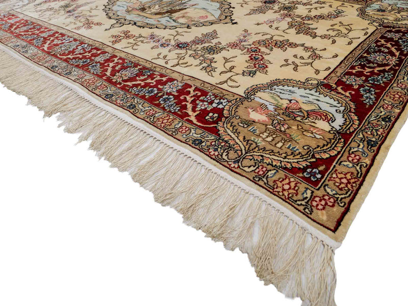 Čínské hedvábí Koberec 153x95cm - Orientální koberec