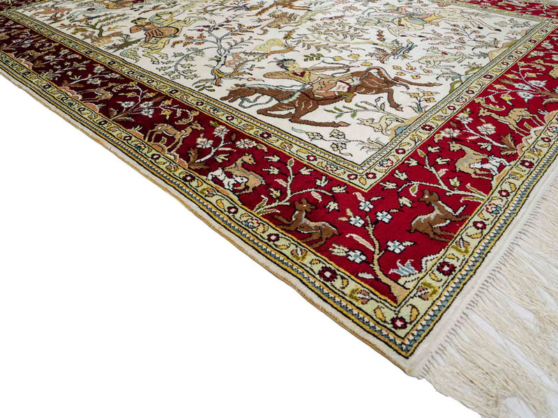 Čínské hedvábí Koberec 180x123cm - Orientální koberec