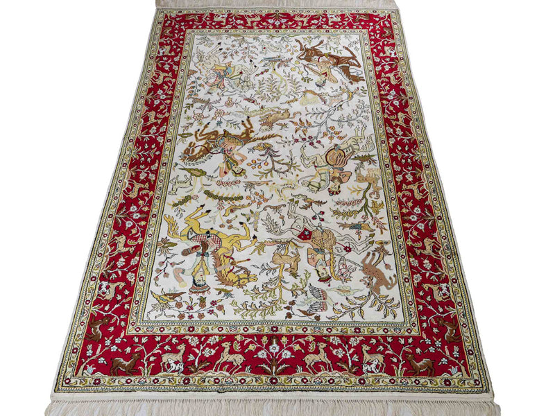 Čínské hedvábí Koberec 180x123cm - Orientální koberec