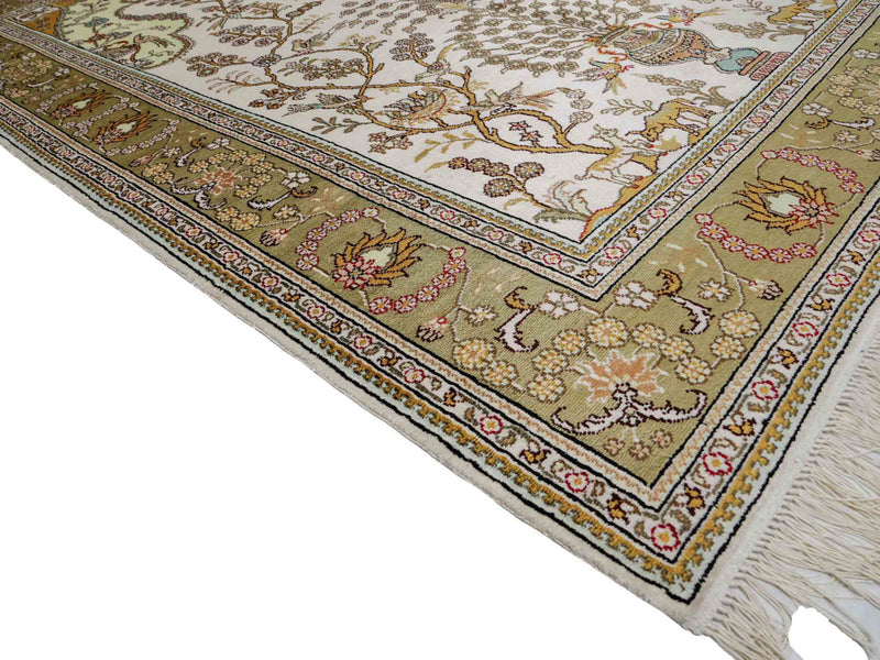Čínské hedvábí Koberec 183x124cm - Orientální koberec