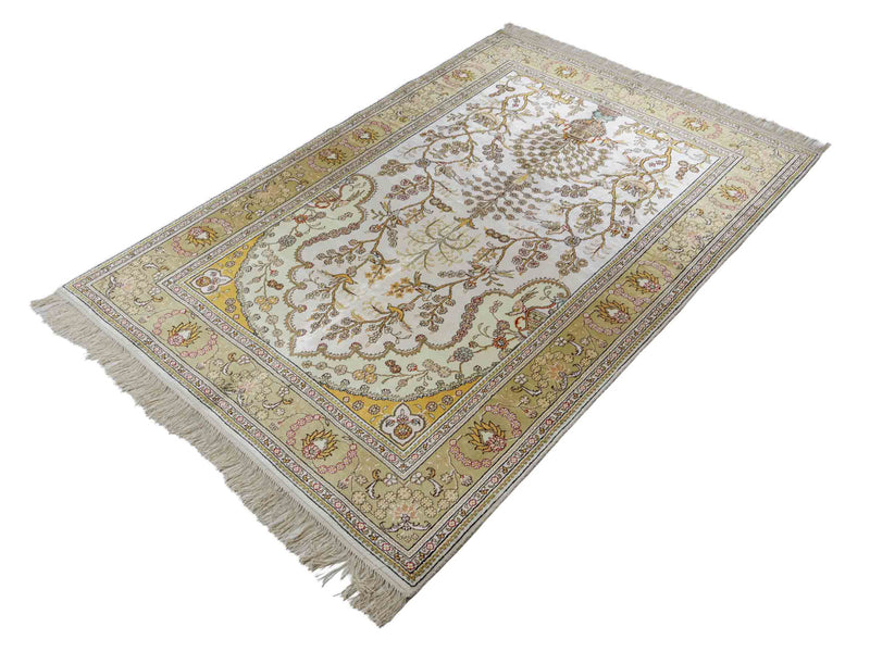 Čínské hedvábí Koberec 183x124cm - Orientální koberec